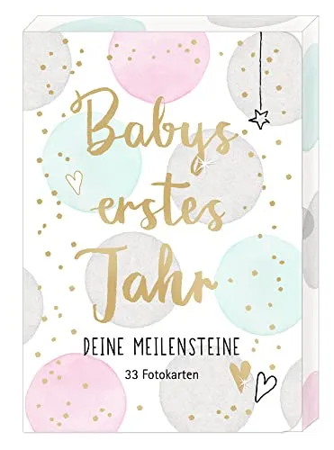 Fotokarten-Box - Babys erstes Jahr - Deine Meilensteine: 33 Fotokarten (Alben & Geschenke fürs Baby)