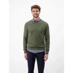 Strickpullover LERROS für Herren, Gr. XXL, Nordic Olive