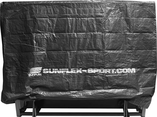 Sunflex Abdeckhülle Comfort für Tischtennisplatten - 1 Stück - Tischtennis-Zubehör mit sicherem Schutz gegen Nässe und Schmutz, einfache Montage dank Klettverschluss für alle klappbaren Tischtennisplatten.