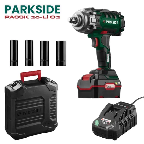 Produktbild PARKSIDE 20V Akku Kfz Schlagschrauber 400Nm PASSK 20-Li C2