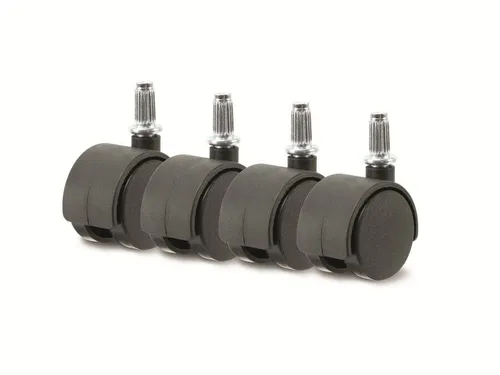 4x Laufrollen-Set mit Lenkrollen Möbelrollen