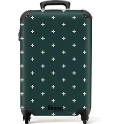NoBoringSuitcases.com Hartschalen-Trolley mit leuchtenden Rädern