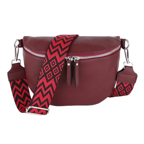 MIRROSI® Bauchtasche Damen in rot von MIRROSI