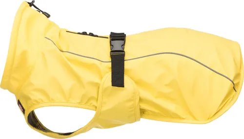 TRIXIE Hunderegenmantel Vimy gelb - Größe XS - Stylischer Hunderegenmantel in gelb, Größe XS, mit optimalem Schutz gegen Nässe. Ideal für Spaziergänge bei schlechtem Wetter.