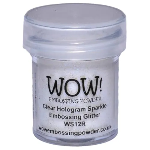 WOW! Prägepulver, 15 ml, klares Hologramm Sparkle von WOW!
