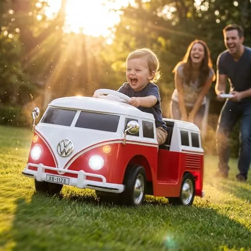 Actionbikes Motors Kinder Elektroauto VW T1 Camper Bus