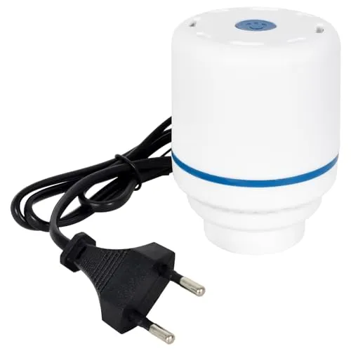 Vakuumbeutel Elektrische Luftpumpe, 30 Elektrische Vakuumpumpe für Vakuum Aufbewahrungsbeutel, Tragbare Luftvakuumpumpe Leichte Kompressionspumpe für Kleidung, Decken, Kissen, Bettdecken (Blau)