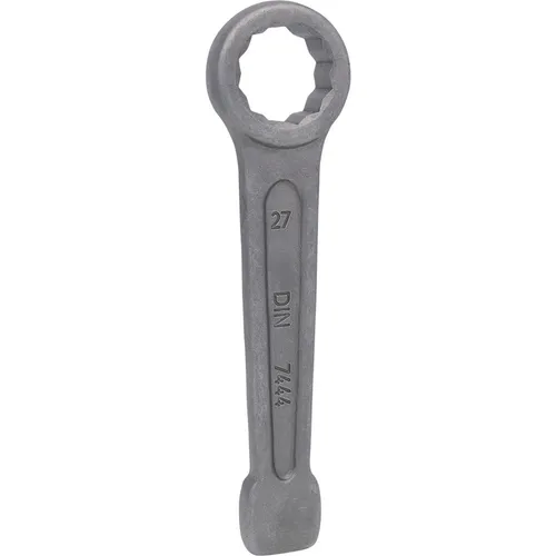 KS Tools Schlag-Ringschlüssel 27mm - Hochwertiger Werkzeugkoffer, ideal für professionelle Anwendungen in Werkstatt und Industrie. Mit FlankTraction-Profil und Schlagkante für schwere Montagen, aus robustem Chrom-Molybdän.