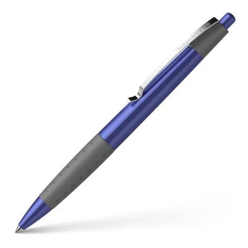 Schneider Kugelschreiber Loox blau - 20 Stück mit Mine 775 M - Kugelschreiber mit ergonomischem Design und schnelltrocknender Tinte, ideal für präzises Schreiben und lange Nutzung.