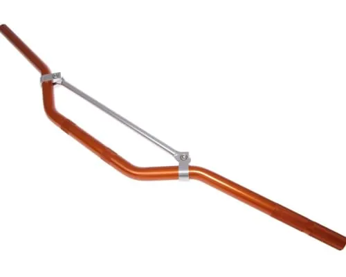 Lenker Motocross Aluminium mit Strebe orange 22mm - 810mm