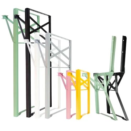 Natural Goods Berlin 2er Set Bierzeltgarnitur klappbar - Metall Gestell - Esssets für die Terrasse, klappbar und stabil für individuelle Gartenbänke – ideal für spontane Gartenpartys und einfach aufzubauen!