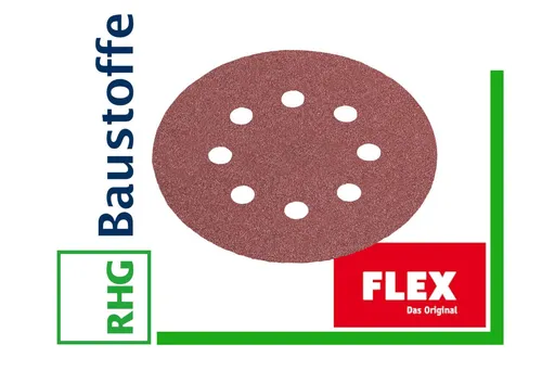 Klettschleifpapier P100 Ø125mm VE 25 (318027) von FLEX Elektrowerkzeuge GmbH