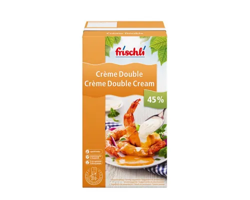 frischli Süßigkeit, Frischli Creme Double 45% Sahniger Rahm für maximalen Geschmack 1000g