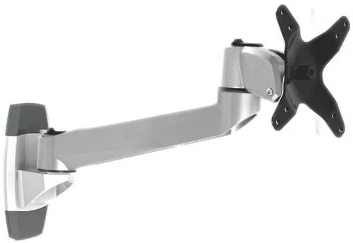 SpeaKa Professional SP-1624848 Swivel Monitor-Wandhalterung - Monitor-Halterungen & -Ständer mit 360° Schwenk- und 105° Neigefunktion für optimale Flexibilität und ergonomische Betrachtungsposition, geeignet für Monitore bis 30