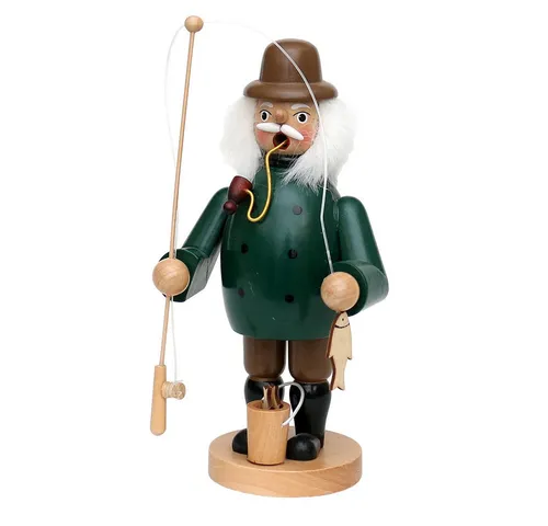 Dekohelden24 Räuchermännchen Zimmermann - Charmantes Räuchermännchen von Dekohelden24, ca. 20 cm groß, mit Räucherfunktion für stimmungsvolle Atmosphäre in jedem Raum.