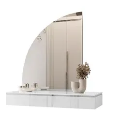 Lookway Schminktisch in Weiß Hochglanz in weiß von Lookway