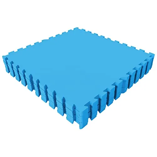 GORILLA SPORTS® Schutzmatten Set - Rutschfeste EVA Schaumstoffmatten für Fitness - Set mit 8 oder 16 rutschfesten Matten (60x60x1,2 cm) für sicheren Bodenschutz beim Training. Stoßabsorbierend und einfach zusammenzusetzen – ideal für zu Hause oder im Studio.