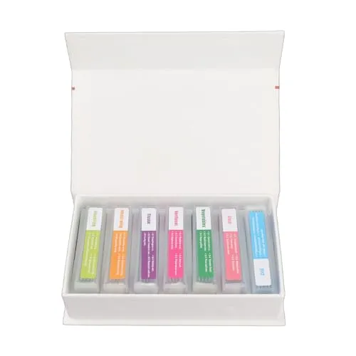 35pcs préparé Ensemble de Lames de Microscope, spécimens de Laboratoire de Lames de Microscope préparé en Verre de biologie réglés pour l'enseignement des Sciences biologiques de Base