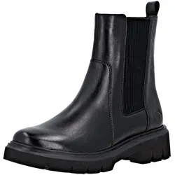 Remonte Chelseaboots für Damen, Gr. 41, Schwarz - Wanderschuhe, modische Chelseaboots aus hochwertigem Leder mit elastischem Einsatz, wärmendem Innenmaterial und stark profilierter Sohle für optimalen Komfort und Stabilität.