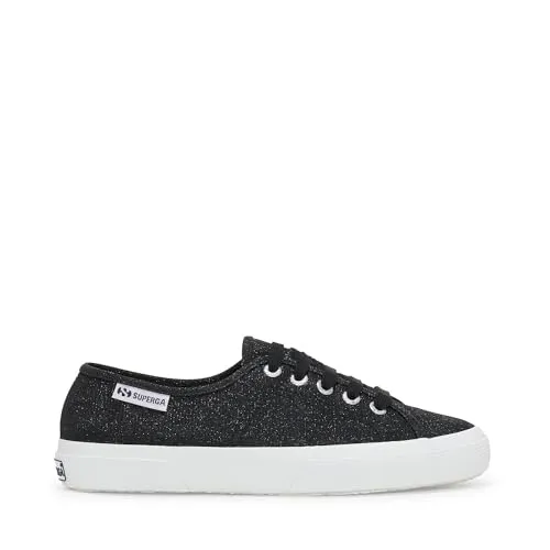 Superga 3750 Jersey Lame S4135ZW Schnürschuh - Halbschuhe mit hochwertiger Verarbeitung, optimalem Halt durch Gummi- und Synthetiksohle und modernem Design für jeden Anlass.