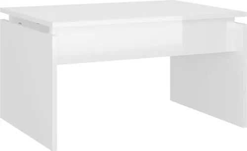 vidaXL Hochglanz-Weiß Couchtisch 68x50x38 cm von vidaXL