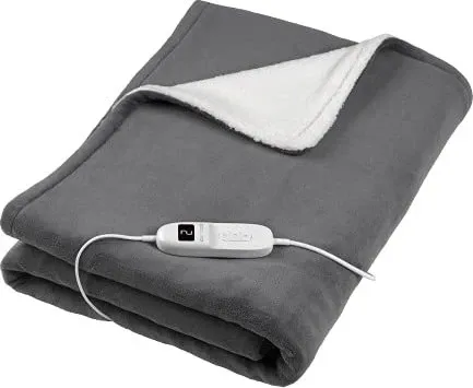 CONCEPT DV7420 HYGGE Heizdecke 180 cm x 130 cm - Wärmepad mit 9 Temperaturstufen, automatischer Abschaltung und Überhitzungsschutz für sicheren und komfortablen Einsatz, waschmaschinengeeignet für einfache Pflege.