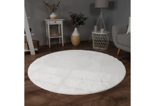 Paco Home Fellteppich Kunstfell Soft 380, rund