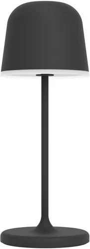 EGLO LED Akku Tischleuchte Mannera-S, kabellose Outdoor Tischlampe - Moderne 2-in-1 Tisch- und Gartenlampe mit Touch-Dimmer und IP54 Schutz, ideal für stimmungsvolles Licht drinnen und draußen.