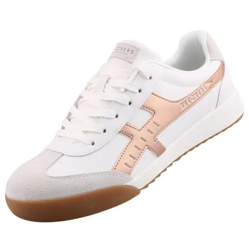 Skechers Sneaker Zinger - Metallic Roads in Weiss, Größe 38 - Stylische Sneaker für Damen in Weiß, bieten perfekten Tragekomfort und ein modernes Metallic-Design, ideal für jeden Anlass.