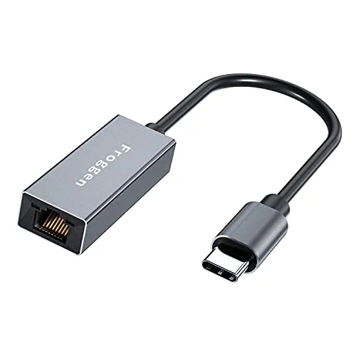 Froggen USB C zu Ethernet Adapter, Typ C Gigabit Ethernet Adapterkabel USB C auf RJ 45 LAN Adapter für Mac OS 10.5 to 10.10,10.11, Windows 10/8.1/8/7 / XP/Vista, Linux