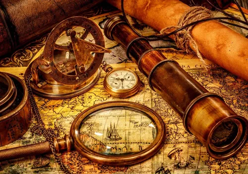 Grafika Art Puzzle Puzzle Vintage Travel, Puzzleteile