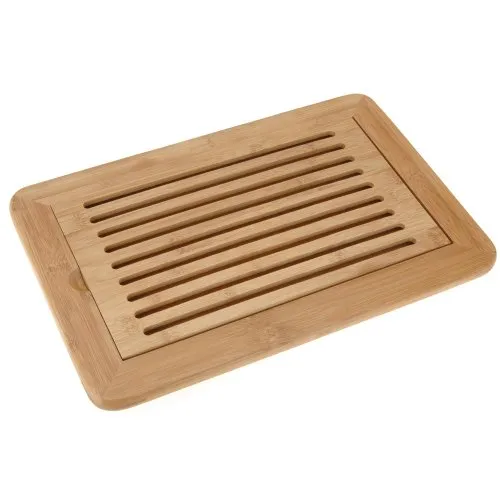 Mazali Ko Serv 784200060 Brotschneidebrett Bambus, Holz, Mehrfarbig