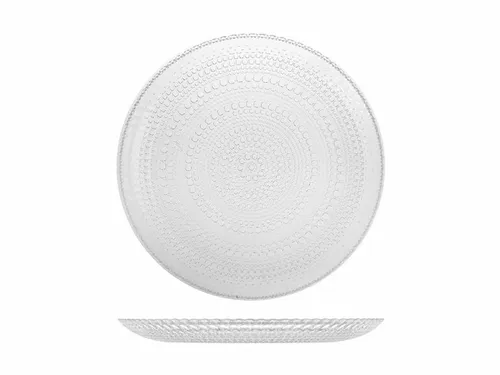 Flache Platte Glas Klar