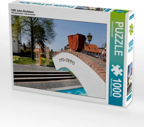 Calvendo 1200 Jahre Eschborn 1000 Teile Puzzle quer 640x480mm, Bodenstaff Petrus; 7359314