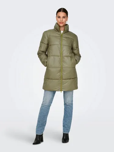 ONLY Wintermantel ONLNewRicky - Stilvoller olivgrüner Wintermantel - Funktionsjacke in modischer olivgrüner Farbe, aus 100% Polyester, ideal für kalte Tage und bietet Komfort und Wärme.