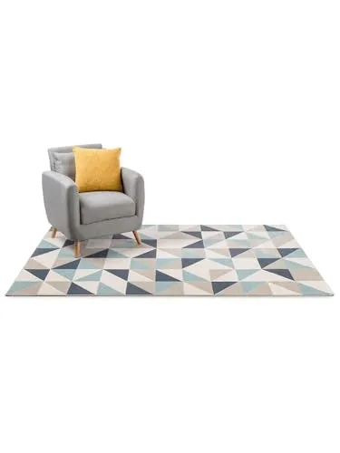 benuta Pop Teppich Blau 120x170 cm - Moderner rechteckiger Teppich in Blau, ideal für jeden Raum. Mit geprüfter Qualität und wasserabweisenden Eigenschaften, sorgt er für ein stilvolles Ambiente. Jetzt bei benuta entdecken und von schnellem Versand profitieren!