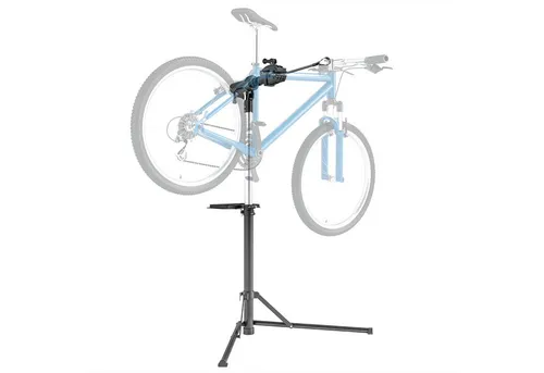 HOMCOM Fahrradmontageständer für Fahrräder bis 40 Kg - Fahrrad-Montageständer, höhenverstellbar von 107 bis 160 cm, faltbar und 360° drehbar für einfachen Zugang zu allen Fahrradteilen – ideal für Rennräder, Mountainbikes und E-Bikes.