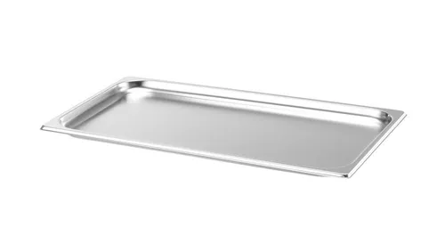 Hendi GN-Behälter Profi Line GN1/1 2,5 Liter aus Edelstahl 18/10 - Gastronorm Behälter 1/1 aus robustem Edelstahl 18/10, perfekt für Heißluftöfen und Kühlschränke. Abgerundete Kanten sorgen für einfache Reinigung und Langlebigkeit.