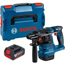 Bosch GBH 18V-22 Professional Akku Bohrhammer - Akkuschrauber mit 1,9 J Schlagenergie und geringem Gewicht für müheloses Arbeiten, ideal für Überkopfarbeiten und vielseitige Anwendungen.