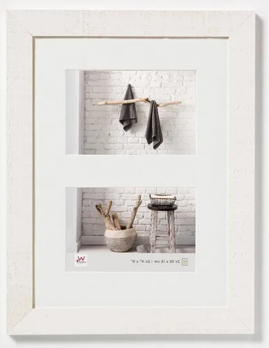 Walther Bilderrahmen Galerie HO215V Home 2x 10x15cm polarweiss