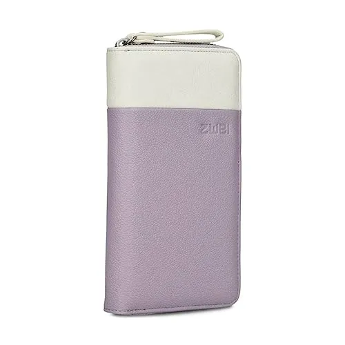 Zwei Damen Geldbörse Eva EV2 in lila von ZWEI