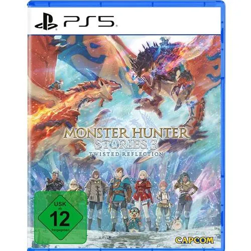 Monster Hunter Stories 3: Twisted Reflection - PS5 - Erlebe packende Abenteuer in diesem Rollenspiel für die PlayStation 5. Tauche ein in die faszinierende Welt von Monster Hunter mit fesselndem Story-Modus und abwechslungsreicher Sprachausgabe.