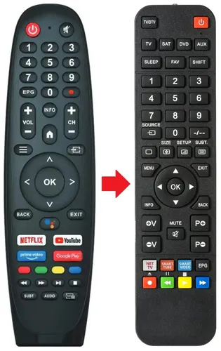 Fernbedienung geeignet für SMART TECH 32HA20V3