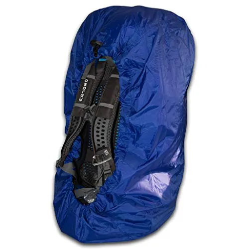 Lowland Outdoor Regen- und Transporthülle für Rucksäcke │Wasserdicht │85L │304g (Blau)
