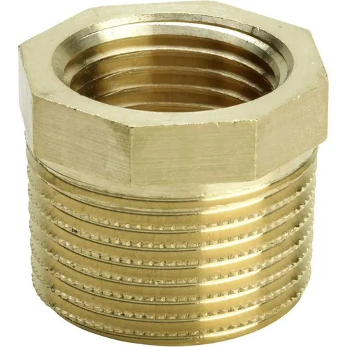 Viega Reduzierstück 281823 R 3/8 x Rp 1/4, Rotguss, mit Mehrkant