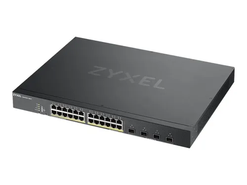 Zyxel Nebula XGS1930-28HP - 28-Port Gigabit Switch - Netzwerk Switch mit 28 Ports, ideal für wachsende Unternehmen, bietet PoE-Unterstützung für eine einfache Stromversorgung von Geräten.