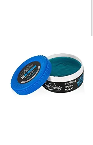 Hair Studio Men Aqua Wax Ultra Strong 150ml (blau) Gel Wax Hair Wax Gelwax Styling Aqua Wax
