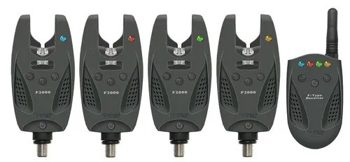 CORMORAN Pro Carp Bissanzeiger-Set F-2000 Rot Blau Grün Gelb 4+1Stk.