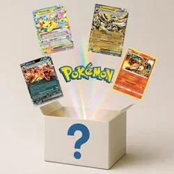 Pokémon Karten Set mit 50 HOLOS - 500 zufällige Karten - Erlebe den Pokémon-Sammelspaß mit 500 zufällig sortierten Karten auf Deutsch! Inklusive 50 glänzenden Holos, ideal für Sammler und Spieler, um die Sammlung zu erweitern.