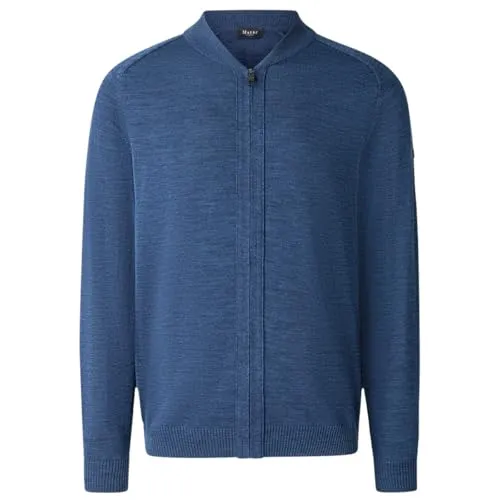 Maerz Strickjacke Zip 1/1 Arm - Strickjacken für Herren, stilvolle Zip-Jacke aus hochwertiger Wolle, perfekt für kalte Tage und elegantes Layering.